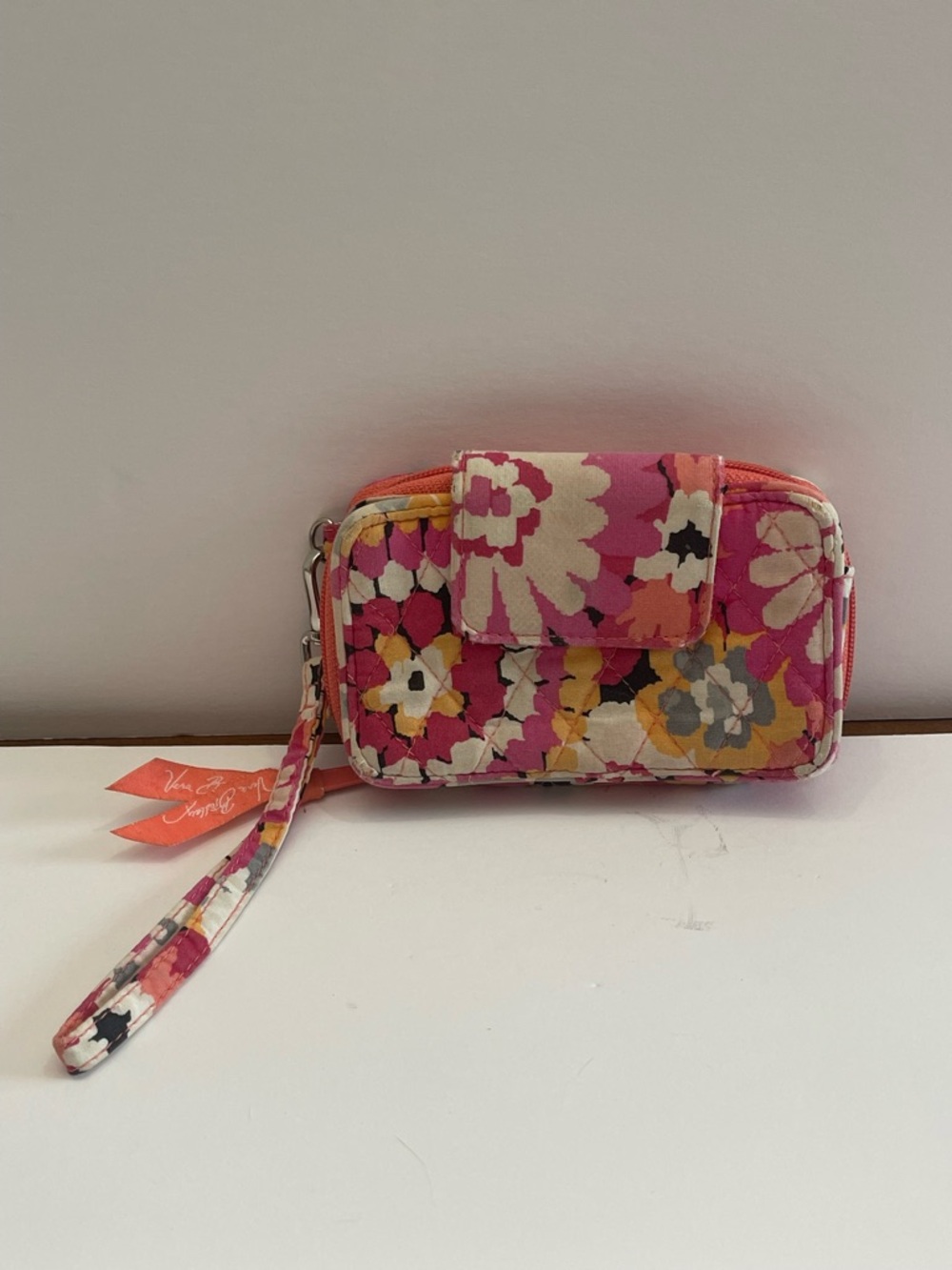 VERA BRADLEY Mini Wristlet Wallet Rare Retired Pixie Blooms line 2015
